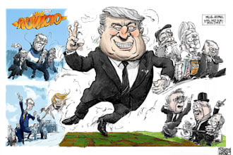 create political and editorial cartoons