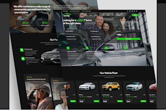 develop chauffeur website car rental website taxi booking website limousine web