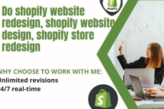 build high quality ai, ar, vr shopify website, facebook shop, ai website