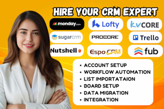 setup kv core CRM, reireply, chime, follow up boss, lofty CRM sierra interactive