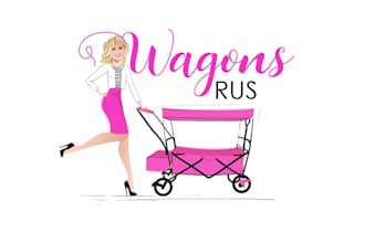 design fun sassy woman owned wagon company logo