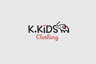design unique hot baby clothing company logo
