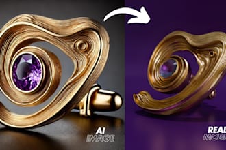 turn ai generated images into stunning 3d models, affordable and high quality