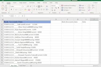 data cleaning, formating, data entry