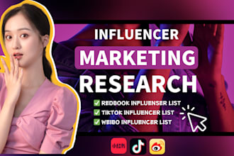 find best xiaohongshu influencer and tiktok influencer