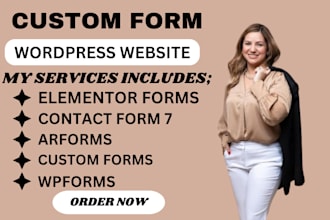 create or fix contact form 7 custom form for wordpress website contact us forms
