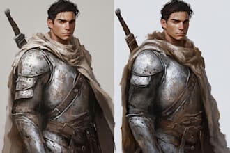 make a dnd character art and dnd character