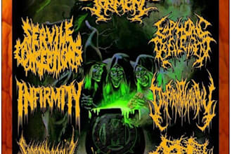 create black metal logo bands