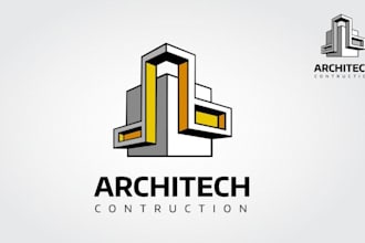 do real estate, construction, architecture, house logo