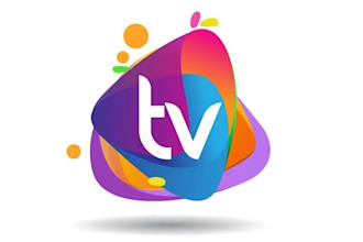 do creative broadcast logo with free source file