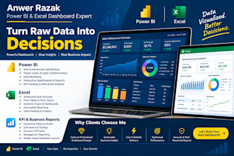 create interactive dashboards using excel, power bi and google sheets