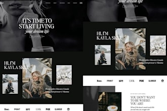 build a squarespace photography website, portfolio website