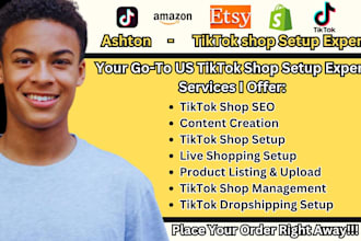 create tiktok shop USA tiktok shop setup, management non usa tiktok shop setup