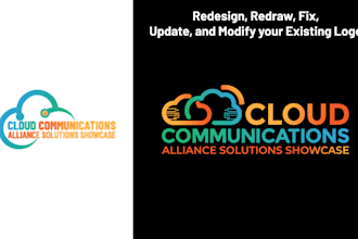 redesign edit, fix, or update your logo creatively
