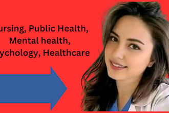 write content in nursing, public health, mental health, psychology, healthcare