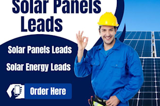 generate high quality solar lead, roofing leads and homeowners leads