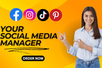 be your facebook, instagram manager, and content creator