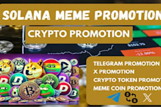 telegram promotion, memecoin, ai agent to 900k degen trader to boost token sales