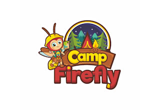 design children summer camp logo