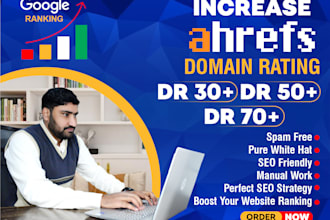 increase ahrefs DR for your website