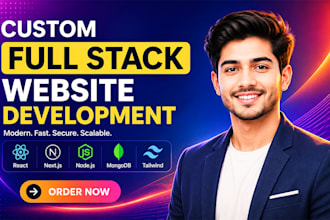 do full stack website development as mern stack developer, backend frontend dev