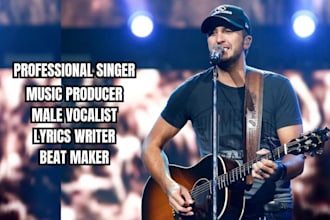 produce theme song rock singer country rap edm pop singer songwriter male vocals