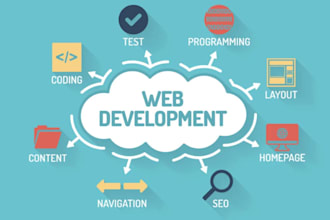 do professional website development using PHP, laravel, and react