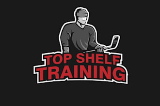 make ice hockey training club sports logo