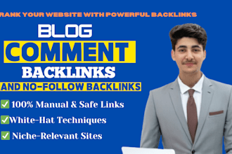 do manual blog comments and nofollow backlinks