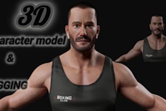 3d character modeling 3d cartoon character, 3d rigging in blender maya