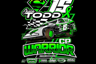 design high quality racing t shirt logo with unlimited revision