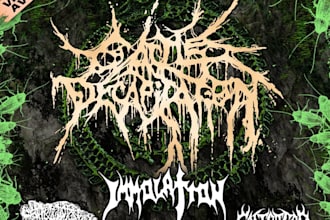 draw black, slam, or death metal logo for your band