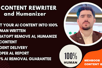 rewrite and humanize your ai content to make it plagiarism free