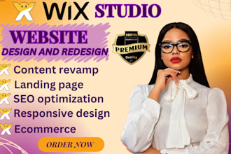 design wix studio website redesign wix studio website figma to wix