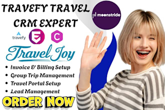 setup ezus wetravel traveljoy zoflowx moonstride travefy perk itilite travel crm