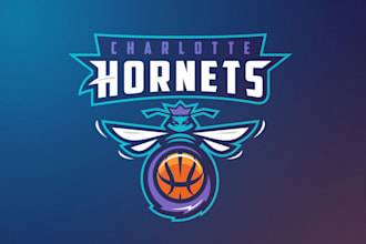design revamped charlotte hornets logo