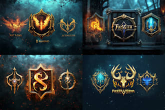 make medieval, fantasy, rpg, rustic, scifi and game logo