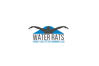 make awesome trendy rats swimming club logo