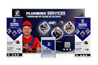 design trade show booth design backdrop exhibition trade show banner design