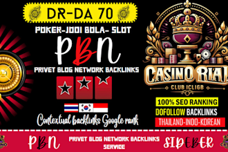 do high authority DR dofollow korean indo homepage backlinks