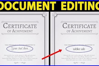 document editing and date adjustments