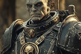 draw you as favorite space marine 40k warhammer art