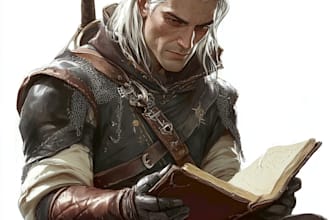 make a fantasy, dnd character art and character illustration