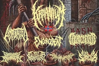 create unique black metal logo for your band