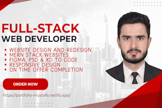 do website development as full stack dynamic web developer