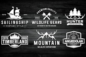 do vintage, retro, classic, stamp, sticker badge or logo design