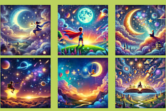 make a children book ai generated images