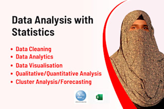 do statistical data analysis with excel, IBM spss