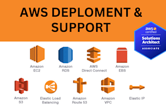 deploy your application on AWS ec2, lightsail, rds, route53, s3, elb more