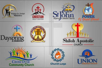 design church, christian, religious, ministry logo  for you